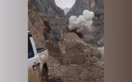 الاحتلال التركي يشق طريقاً عسكرياً جديداً بجبال دهوك