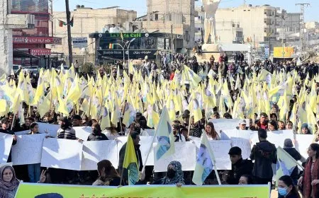 كوباني تجدد عهد الإصرار في المقاومة حتى تحقيق حرية القائد 