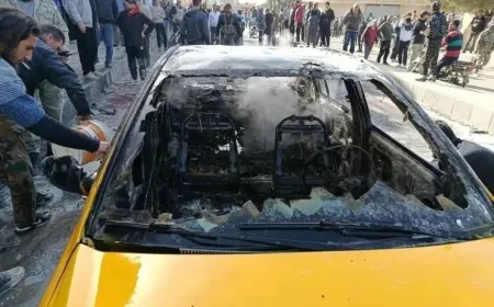 مقتل شخصين في انفجار السيارة بريف السويداء