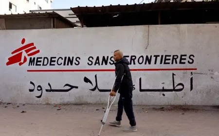 "أطباء بلا حدود" تعلن عدم تمكنها من إيصال أي مساعدات إلى غزة منذ بداية العام