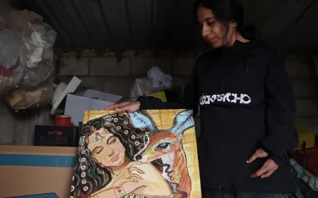 تغلّبت على عجزها بالتعبير عن نفسها بالرسم