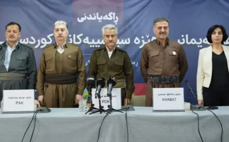 إعلان تحالف خماسي للأطراف السياسية في شرق كردستان