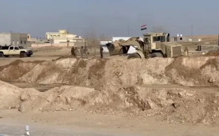 الجيش العراقي يبدأ بإنشاء نقاط عسكرية جديدة في شنكال