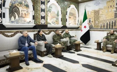 لقاء بين قيادة قوات سوريا الديمقراطية ووزارة الدفاع للحكومة المؤقتة