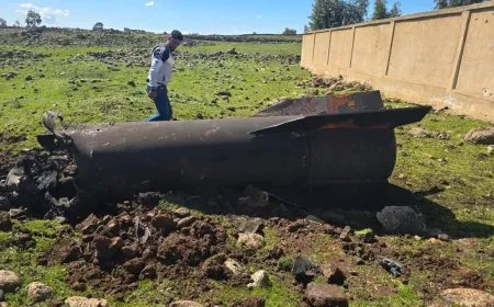 سقوط صواريخ وبقايا مقذوفات في ريفي القنيطرة ودرعا