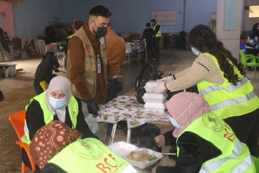 الاستمرار في مبادرة إعداد وجبات الطعام للعوائل المهجرة في عامودا