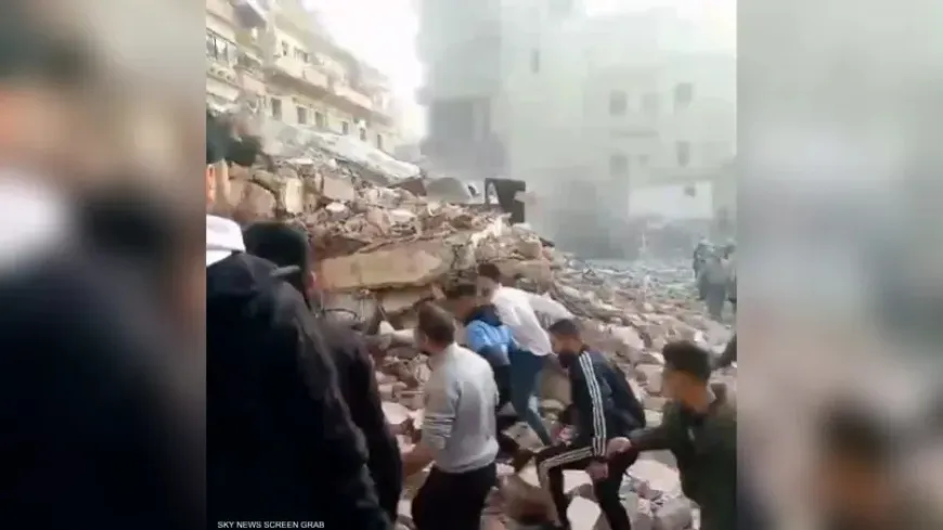 انهيار مبنى من خمسة طوابق في لبنان وأنباء عن ضحايا