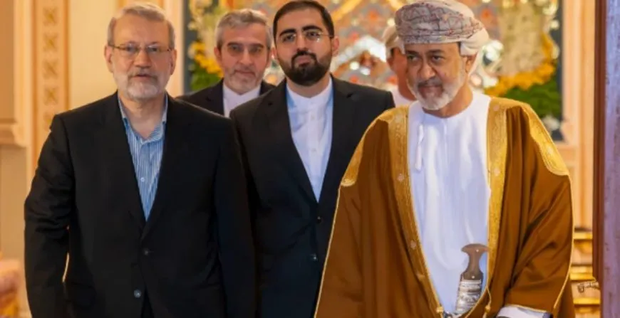 سلطان عمان يبحث مع لاريجاني مستجدات المفاوضات مع واشنطن