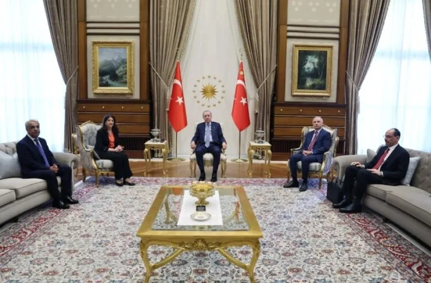 انتهاء اجتماع وفد إمرالي مع أردوغان
