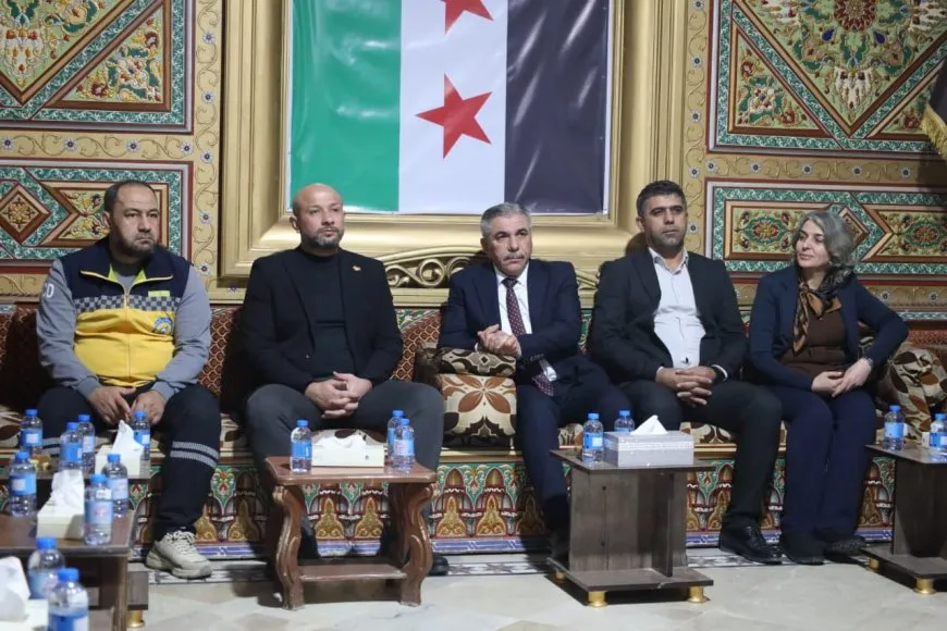 وزير الطوارئ في الحكومة المؤقتة يزور محافظ الحسكة