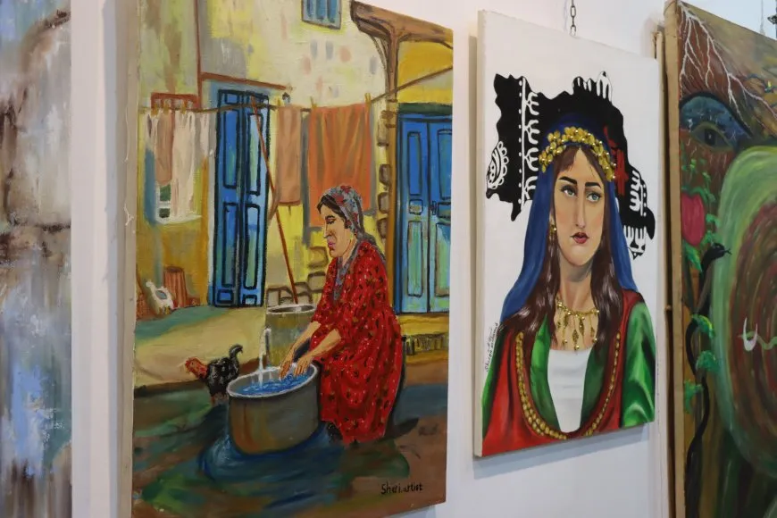 تغلّبت على عجزها بالتعبير عن نفسها بالرسم