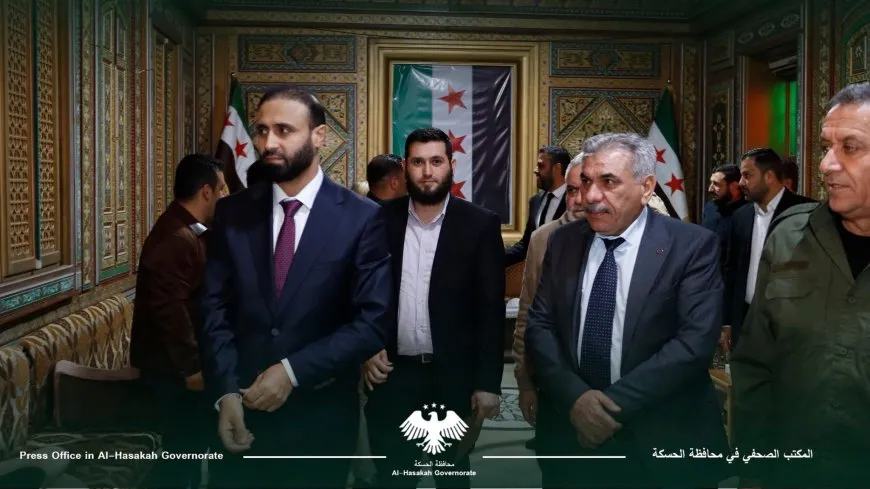 محافظ الحسكة يستقبل وفداً لبحث إجراءات الدمج والبناء الإداري