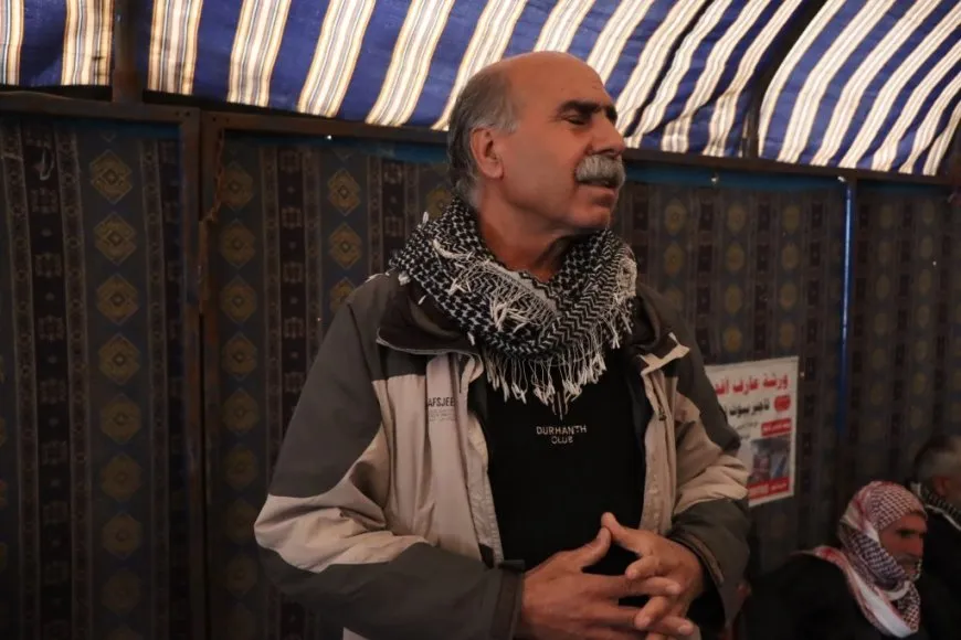 تقديم واجب العزاء لذوي شهيدين في كوباني