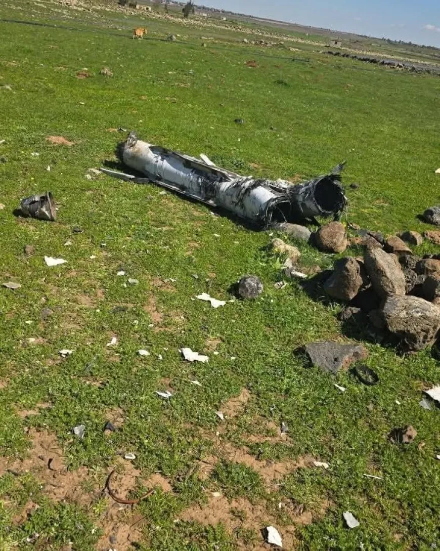 سقوط صواريخ وبقايا مقذوفات في ريفي القنيطرة ودرعا