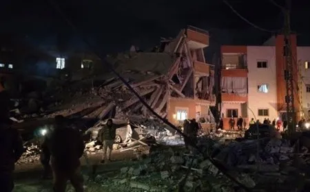 9 قتلى و14 جريحاً في غارة إسرائيلية على بعلبك اللبنانية