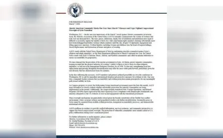 إحياء ذكرى ضحايا مجازر 7 آذار في أمريكا ومطالبة بحماية المدنيين في سوريا