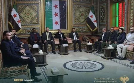 محافظ الحسكة يبحث مع وفد حكومي عودة مهجّري عفرين 