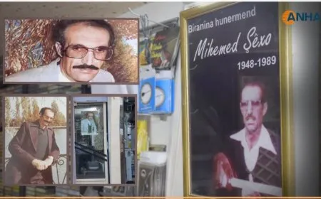 الكرد يزفون بشرى الوحدة للفنان محمد شيخو