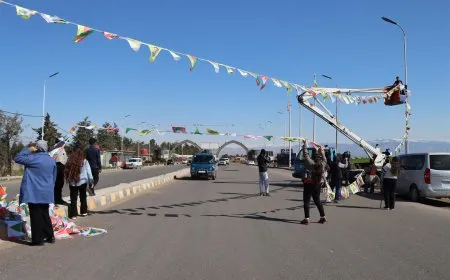 ديرك تتزين استعداداً لاستقبال نوروز