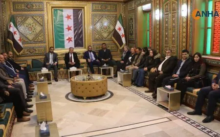 وفد حكومي يلتقي محافظ الحسكة لمناقشة التكامل في قطاعات الطاقة والمياه والتخطيط