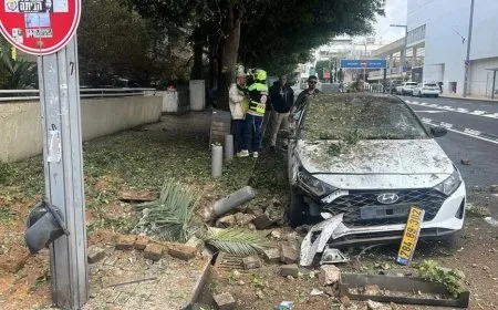 إصابة 15 شخصاً جرّاء سقوط صاروخ إيراني وسط إسرائيل