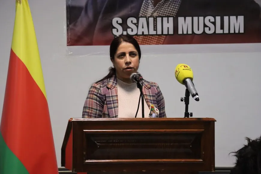 مراسم عزاء للشهيد صالح مسلم في قامشلو وديرك