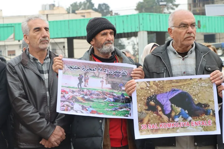 أهالي روج آفا يستذكرون شهداء حلبجة ويطالبون بالمحاسبة