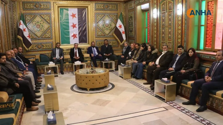 وفد حكومي يلتقي محافظ الحسكة لمناقشة التكامل في قطاعات الطاقة والمياه والتخطيط