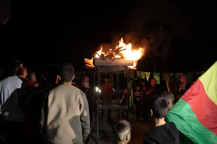 أهالي الحسكة وتل تمر وجل آغا  وكركي لكي يوقدون شعلة نوروز