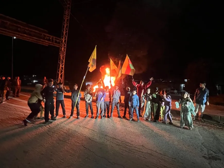 أهالي الحسكة وتل تمر وجل آغا  وكركي لكي يوقدون شعلة نوروز
