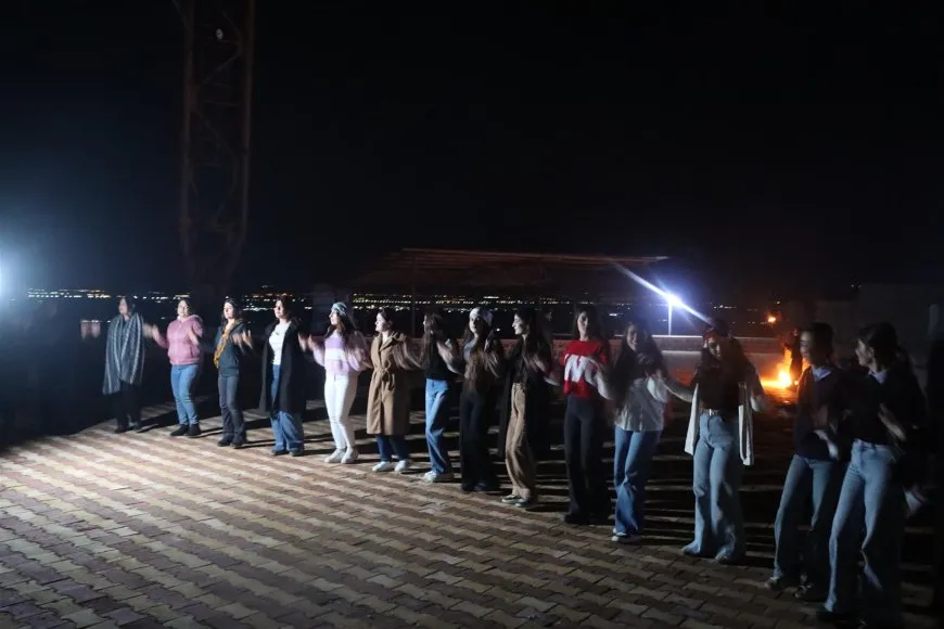 مسيرة مشاعل في جبل قرجوخ