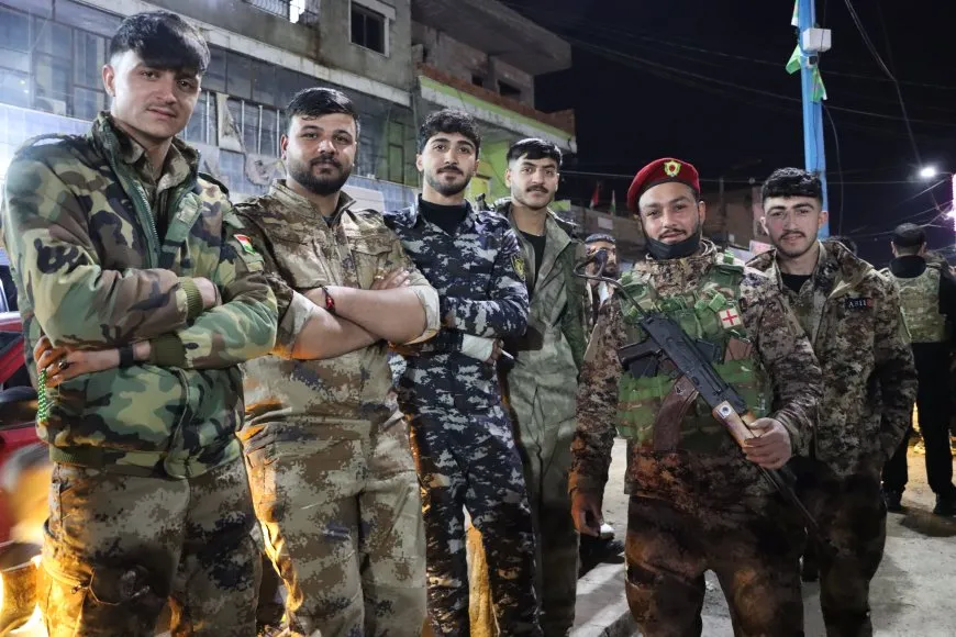 شعلة نوروز تتوهج في روج آفا عشية يوم 21 آذار