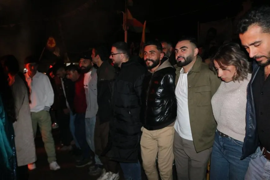 شعلة نوروز تتوهج في روج آفا عشية يوم 21 آذار