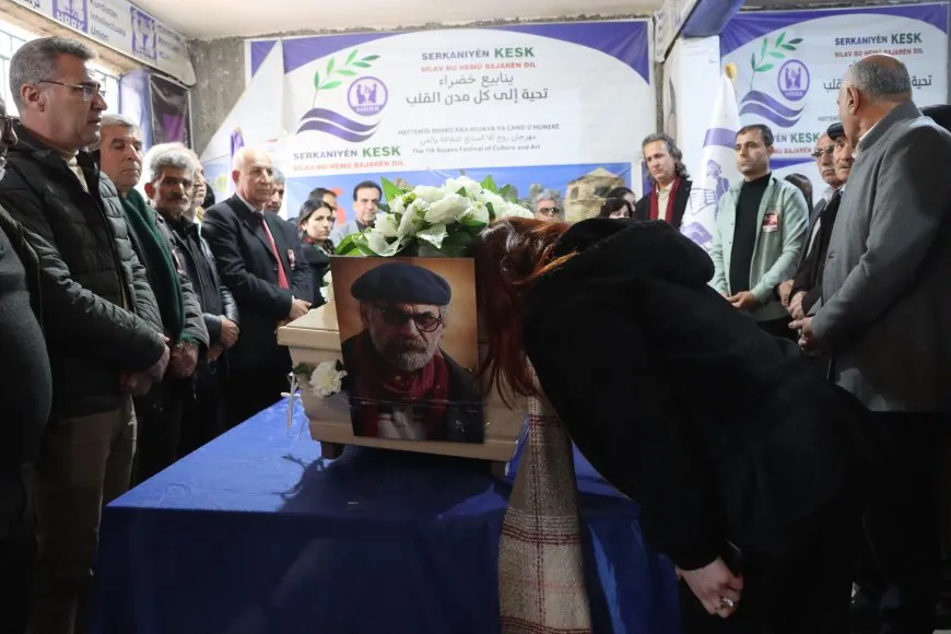 جثمان الشاعر أحمد حسيني يوارى الثرى في عامودا