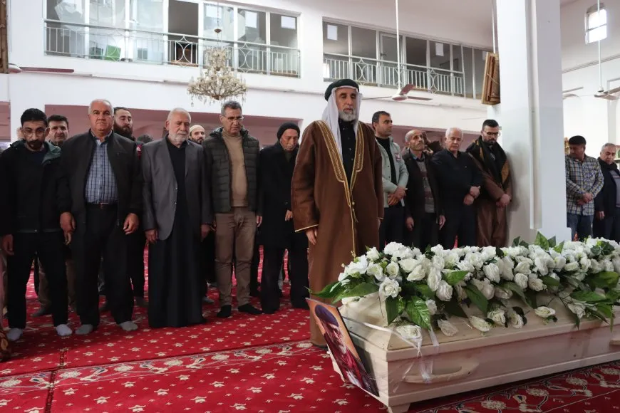 جثمان الشاعر أحمد حسيني يوارى الثرى في عامودا