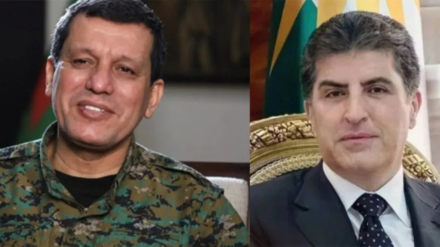 مظلوم عبدي يدين الهجوم الذي طال منزل رئيس إقليم كردستان نيجيرفان برزاني