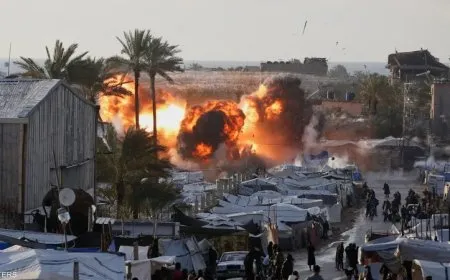 قتلى وجرحى بغارة إسرائيلية على قطاع غزة