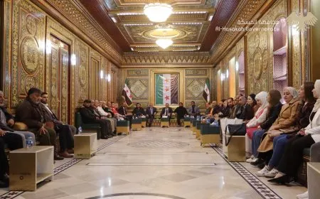محافظ الحسكة يبحث تسريع تنفيذ المرسوم 13 مع لجان التجنيس