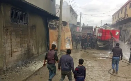 فقدان عاملة لحياتها في حريق معمل بقامشلو