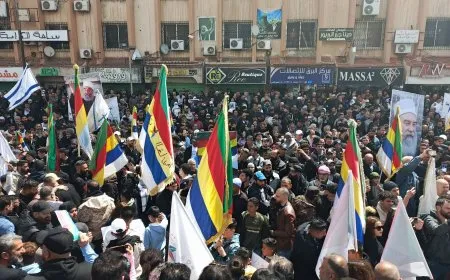 مظاهرة في السويداء تطالب بحق تقرير المصير والإفراج عن المختطفين