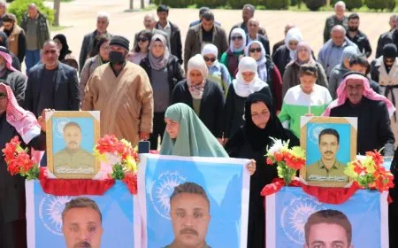 تشييع جثمان شهيد ومراسم غيابية لستة شهداء آخرين في الحسكة