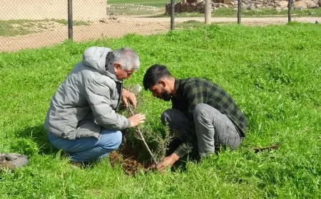 أهالي ذخيرة يطلقون مبادرة بيئية لزراعة الأشجار في حديقة القرية