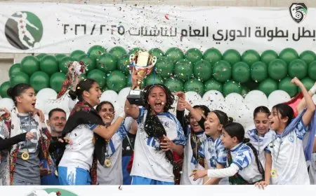 ناشئات الهلال تحرزن لقب الدوري الكروي السوري