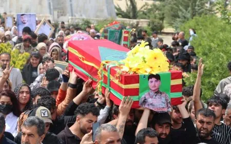 تشييع 3 شهداء ومراسم غيابية لآخر في كوباني