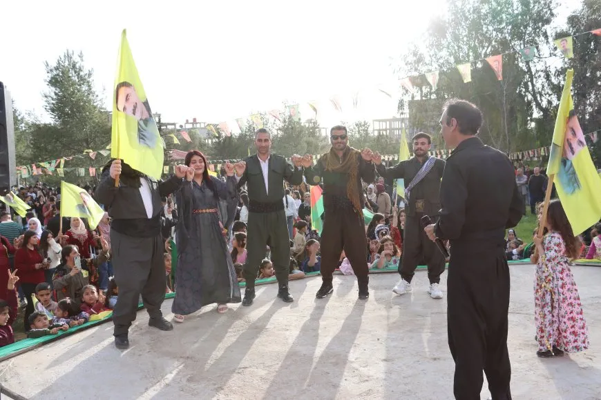 الاحتفال بميلاد القائد عبد الله أوجلان في تل تمر وتربه سبيه وكركي لكي