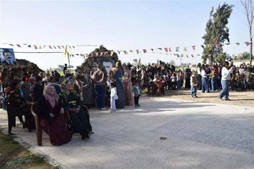الاحتفال بميلاد القائد عبد الله أوجلان في تل تمر وتربه سبيه وكركي لكي