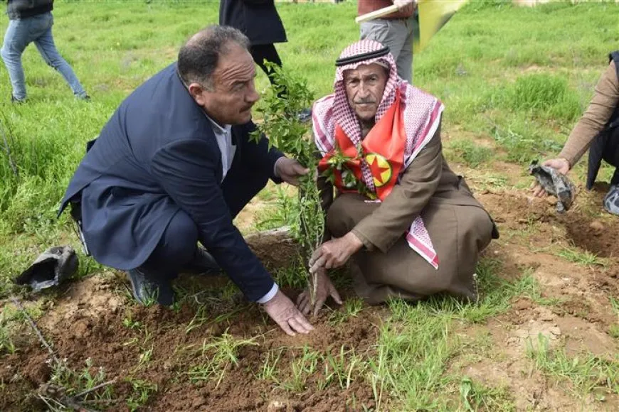 الاحتفال بميلاد القائد عبد الله أوجلان في تل تمر وتربه سبيه وكركي لكي