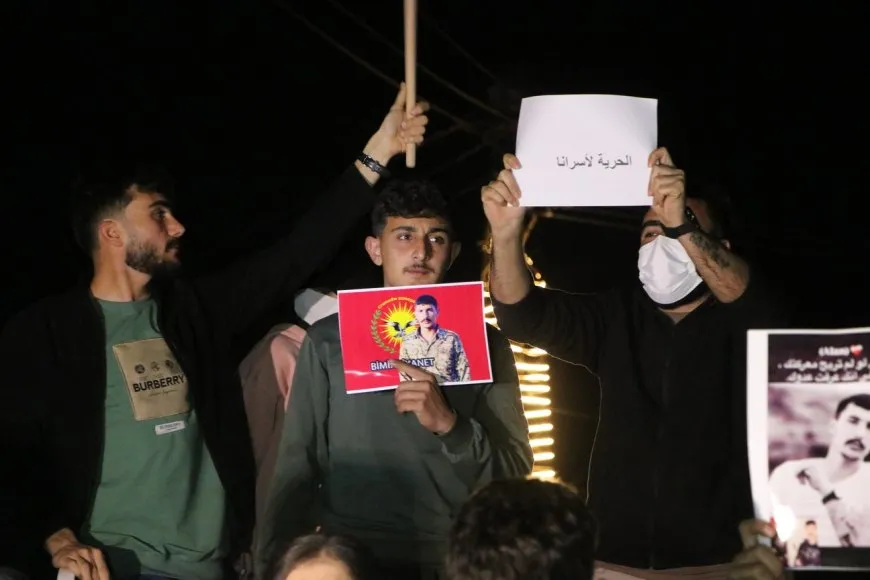 وقفة احتجاجية في الحسكة للمطالبة بإطلاق سراح الأسرى