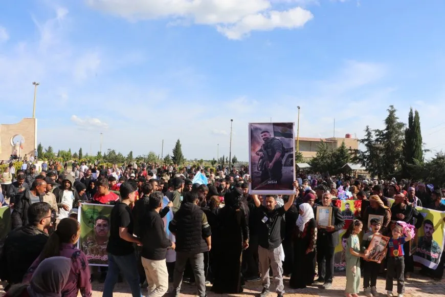 تشييع جثامين 3 شهداء ومراسم غيابية لآخر في الحسكة
