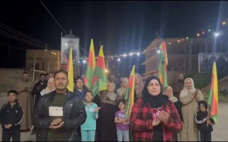 أهالي زركان ينددون بحذف اللغة الكردية من اللوحات التعريفية